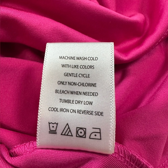 Almost Famous Barbiecore Fuchsia V-Neck Blouse - Picture 12 of 12